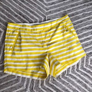 EUC JCrew Textured Stripe Short! 💛